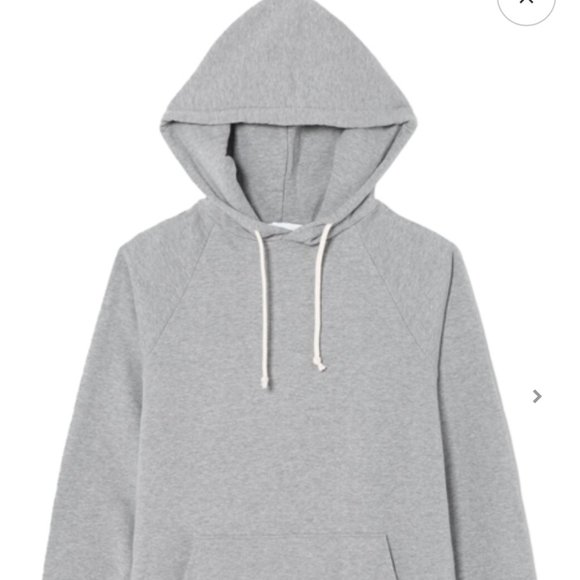 RE/DONE Other - NWT  Size M RE/DONE 60s Raglan Hoodie Heather Grey
